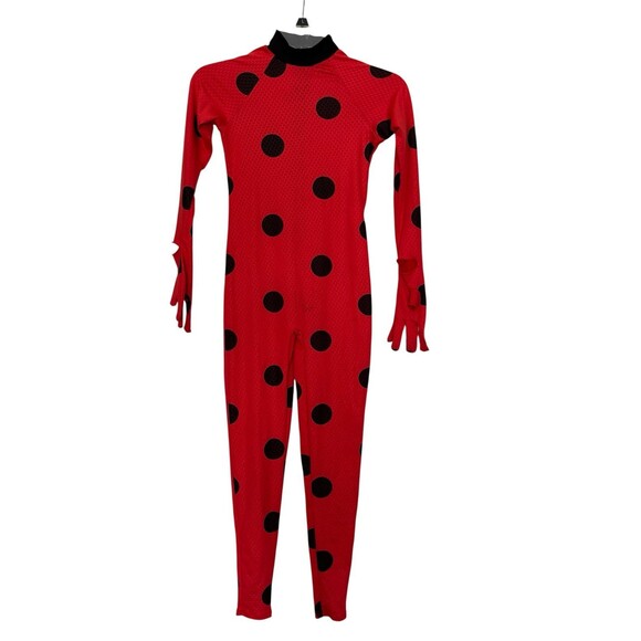Spirit Halloween Miraculous Ladybug Costume Child Size Medium Jumpsuit Only - Picture 2 of 7